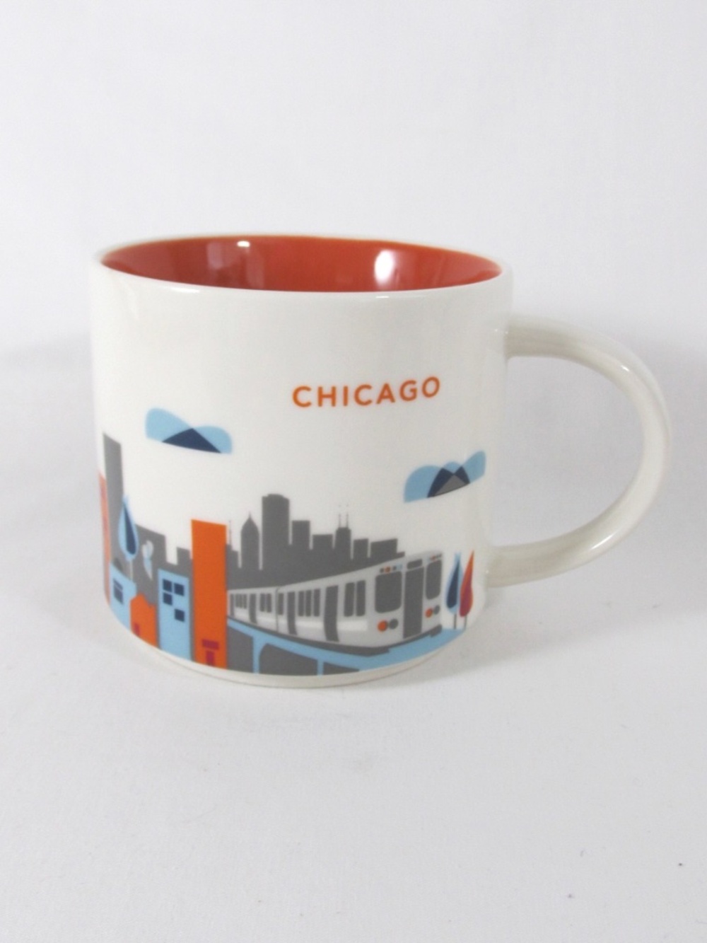 Starbucks Coffee Mug Chicago Illinois You Are Here Collection 14 0z 2014